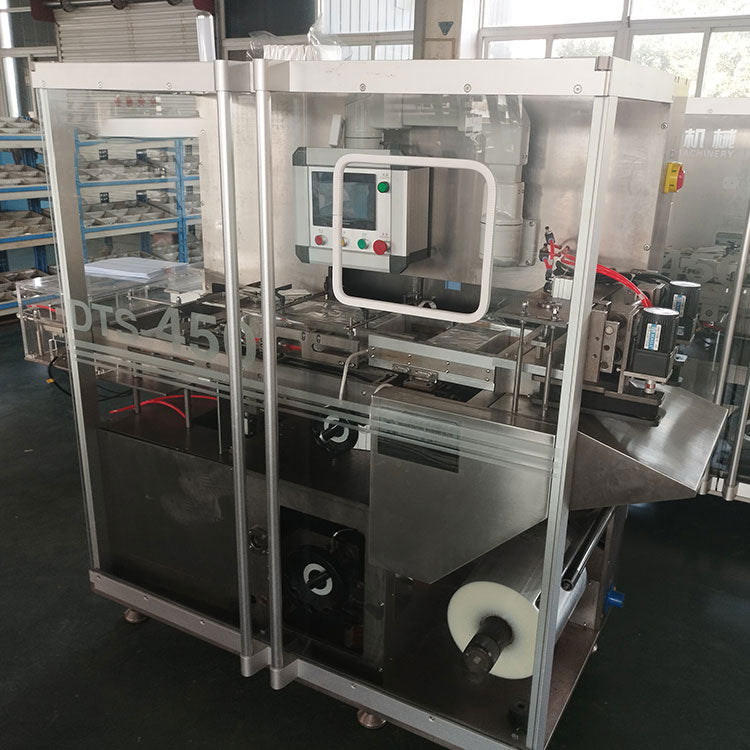 Automatic 3D Transparent Film Wrapping Cigarette Box Packing Machine