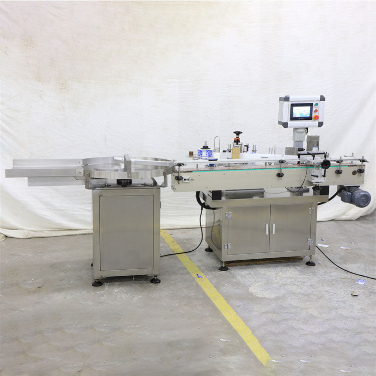 Full Automatic Vertical Round Glass Plastic Metal Bottles Labeling Machine