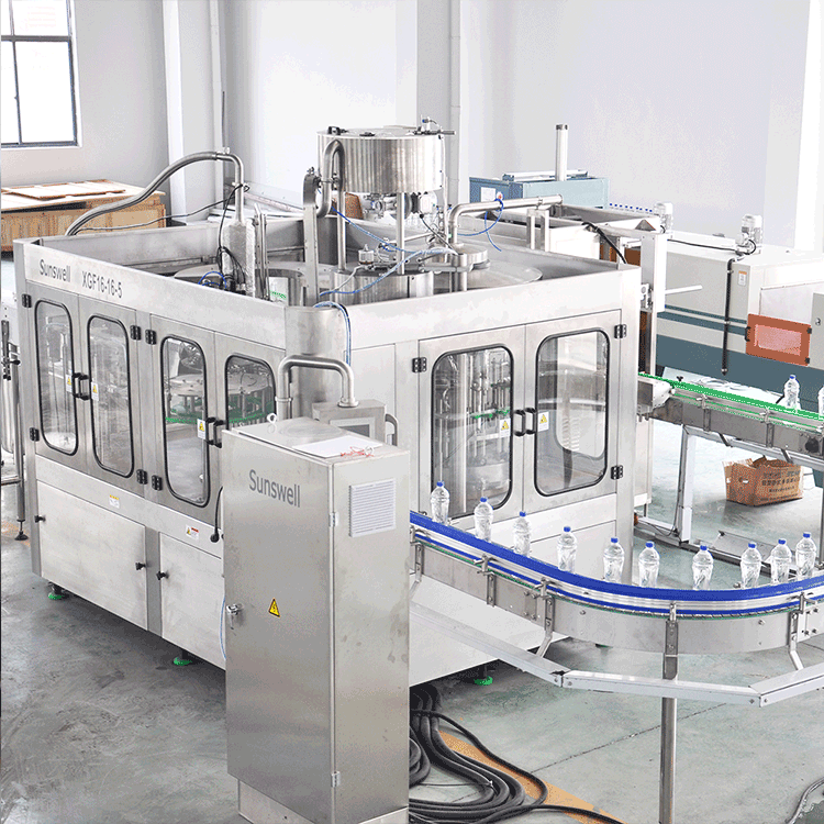 Automatic Beverage Filling Machine for Drinking Water Pure Water Mineral Water Table Water with Washing Filling Capping Function