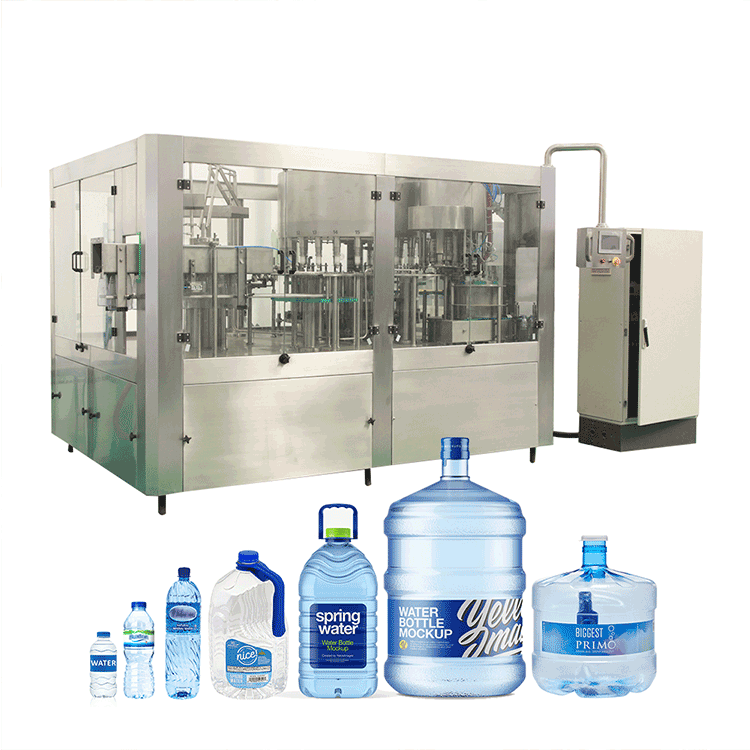 Automatic Beverage Filling Machine for Drinking Water Pure Water Mineral Water Table Water with Washing Filling Capping Function