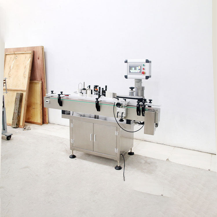 Full Automatic Vertical Round Glass Plastic Metal Bottles Labeling Machine