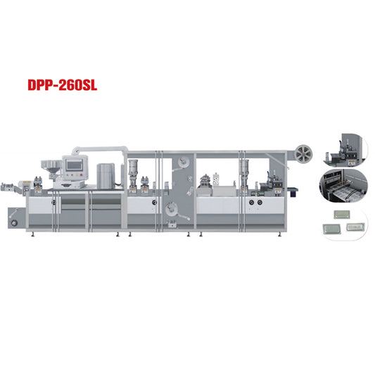 Flat aluminum plastic/aluminum plastic packaging machine